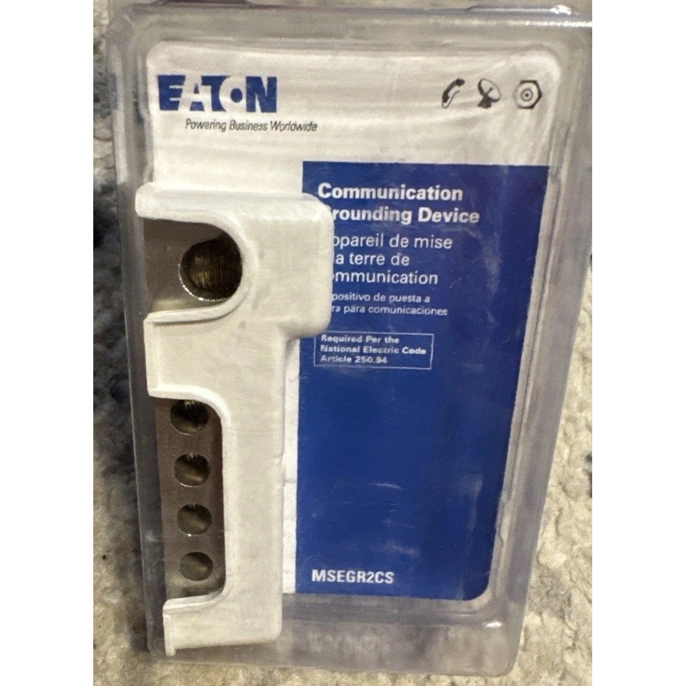 Eaton Cutler-Hammer - MSEGR2CS - BR/CH Communication Grounding Device